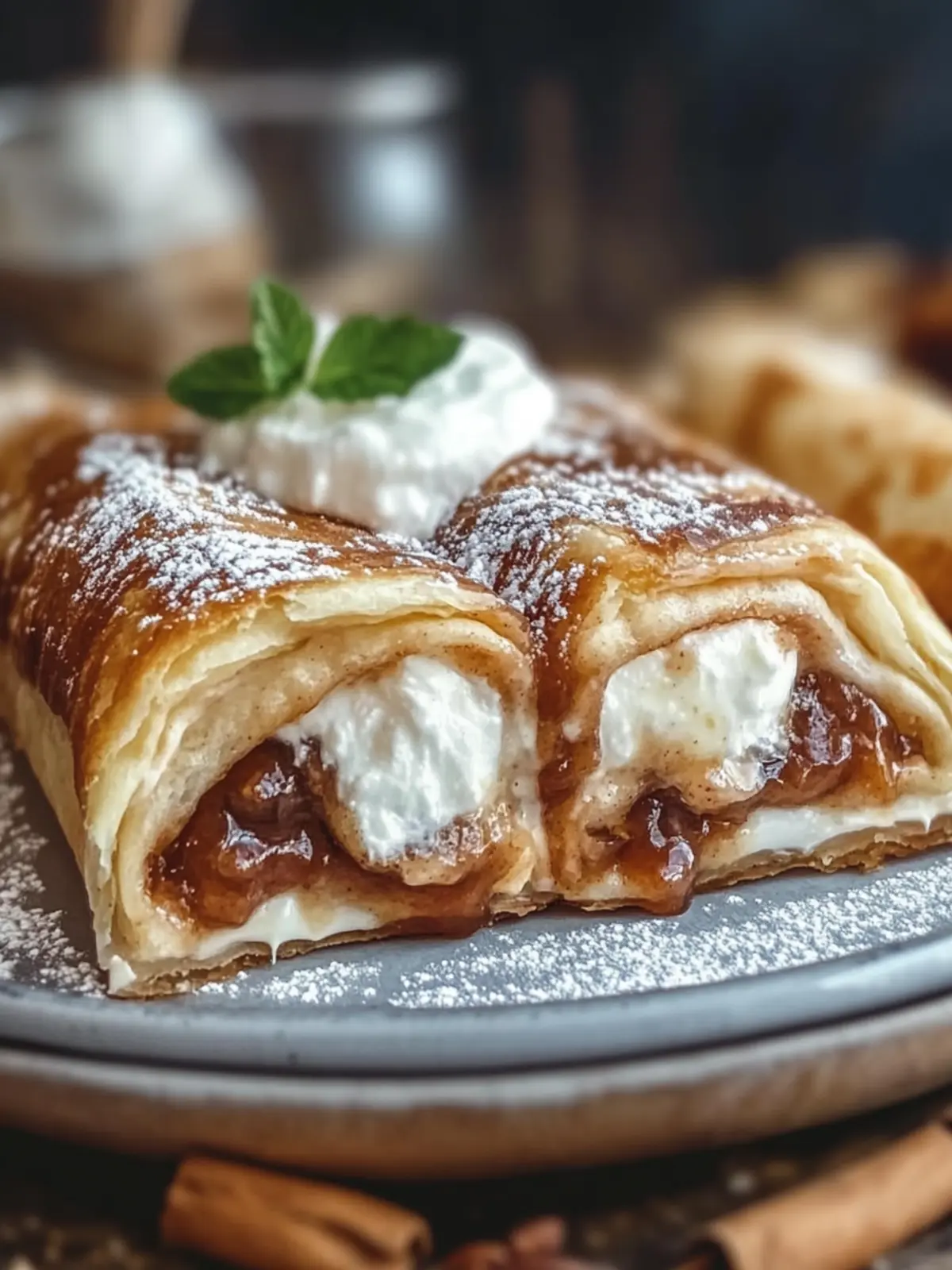 Cinnamon Roll Cheesecake Chimichangas: The Ultimate Treat 2 Cinnamon Roll Cheesecake Chimichangas