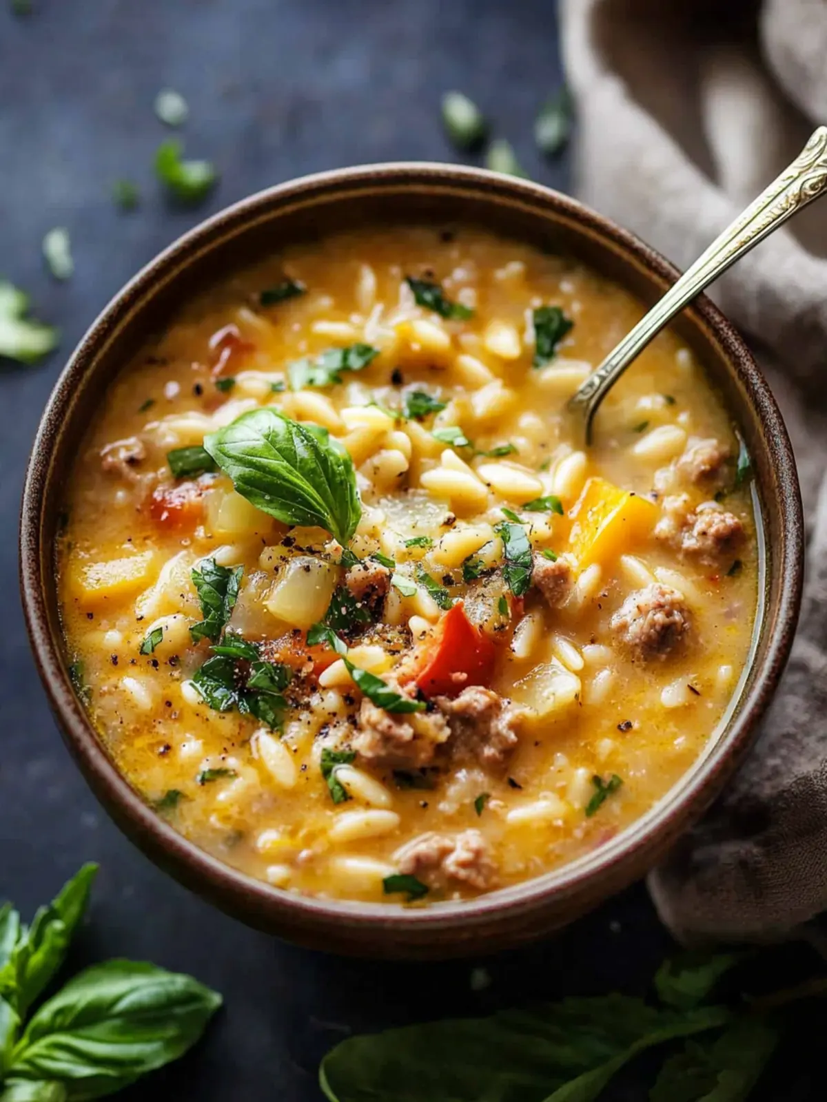Savory Orzo Stuffed Banana Peppers Soup for Cozy Nights 4 Savory Orzo Stuffed Banana Peppers Soup