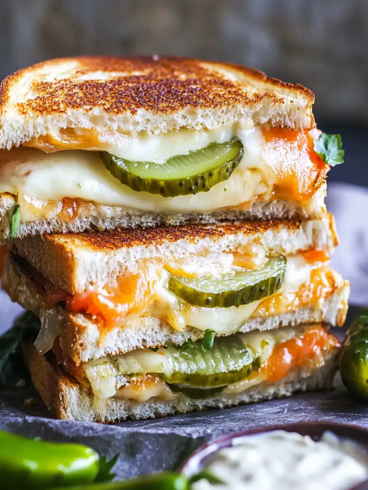 Delicious Pickle Grilled Cheese Sandwich for Ultimate Comfort 2 Pickle Grilled Cheese Sandwich