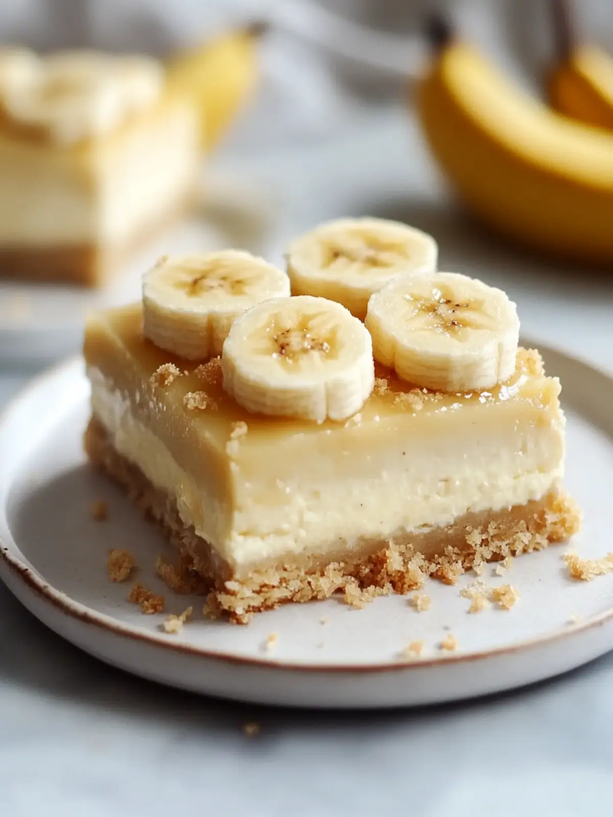 Banana Cream Cheesecake Bars That Will Steal Your Heart 3 Banana Cream Cheesecake Bars