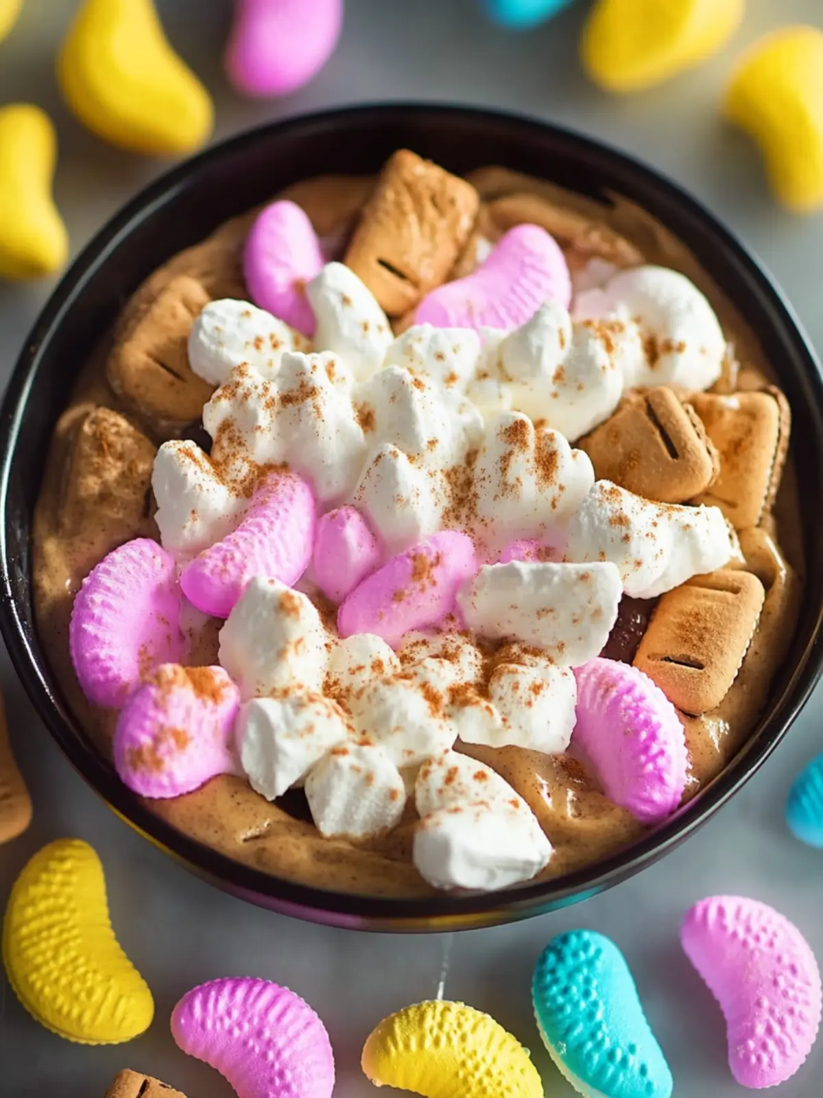 Indulge in Gooey Peeps S’mores Dip for Sweet Bliss 2 Peeps S’mores Dip