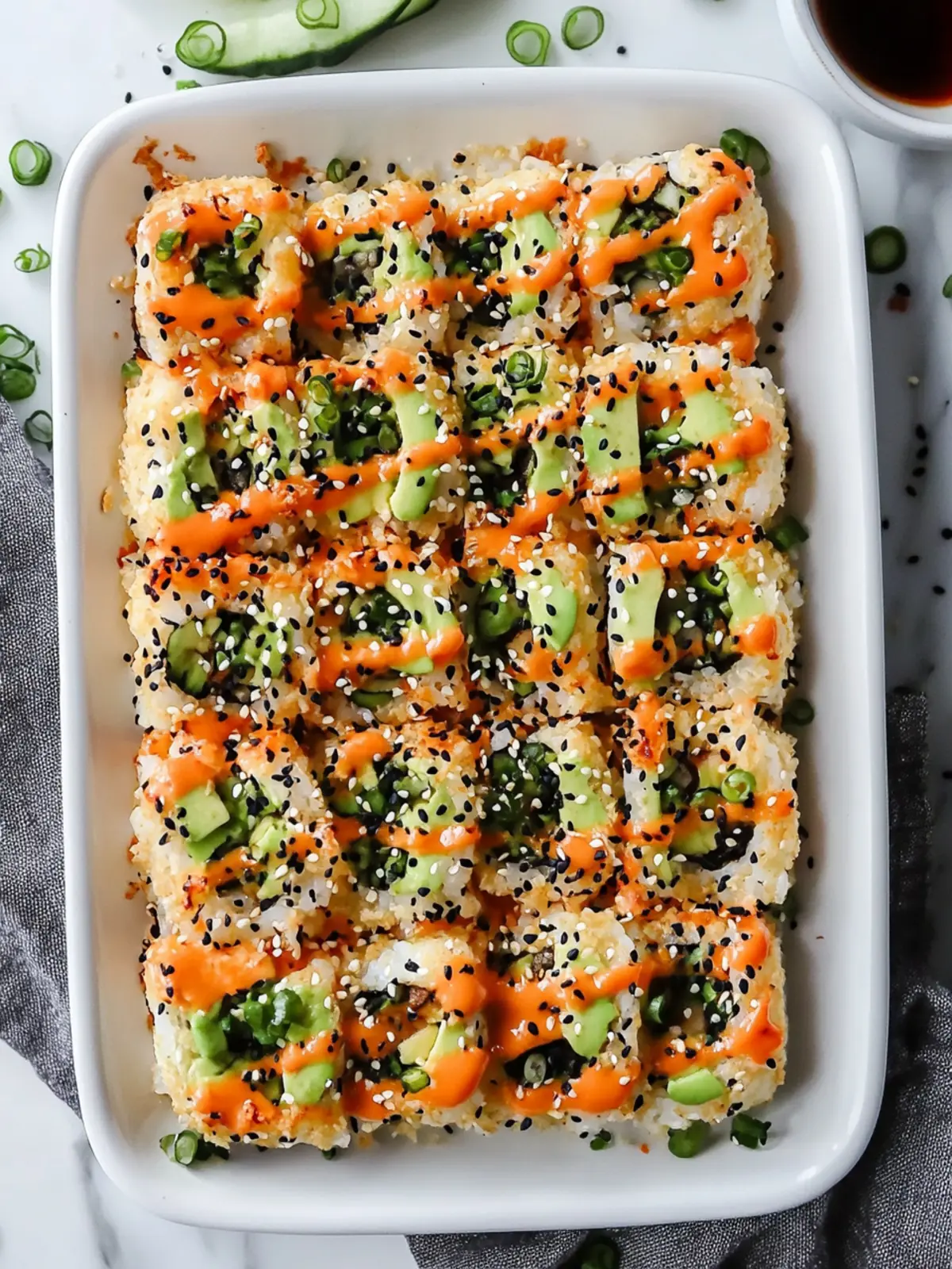 Savory Easy Sushi Bake: A Fun Twist on Homemade Sushi 2 Easy Sushi Bake