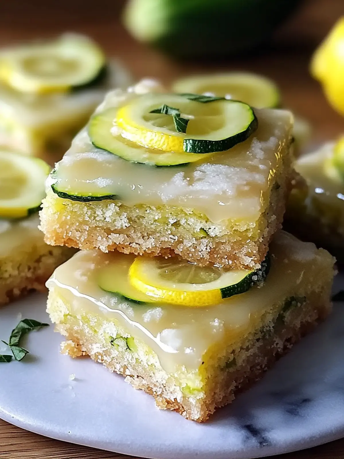 Lemon Zucchini Bars with Glaze Recipe You’ll Love at First Bite 2 Lemon Zucchini Bars with Glaze Recipe!