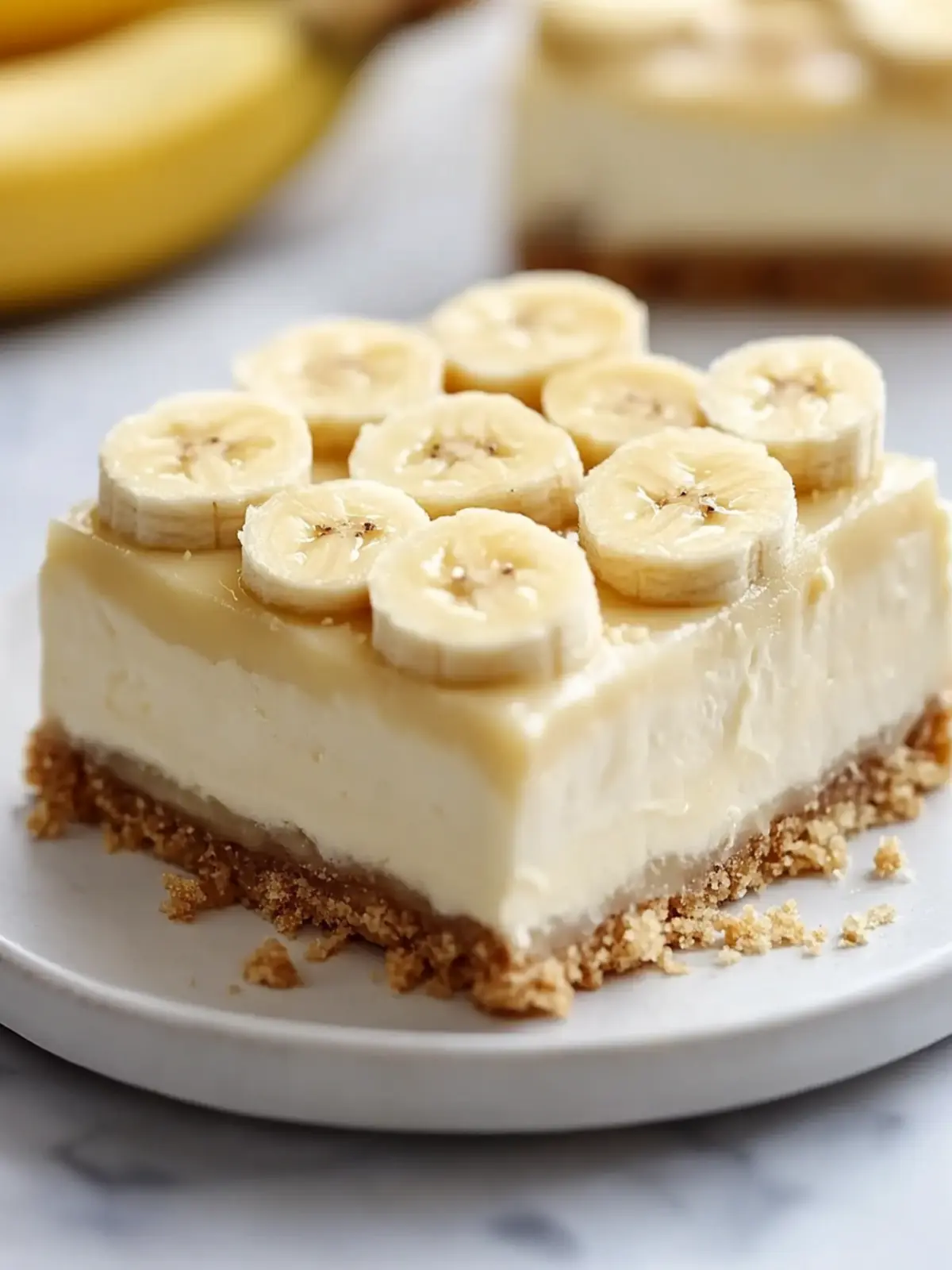 Banana Cream Cheesecake Bars That Will Steal Your Heart 4 Banana Cream Cheesecake Bars