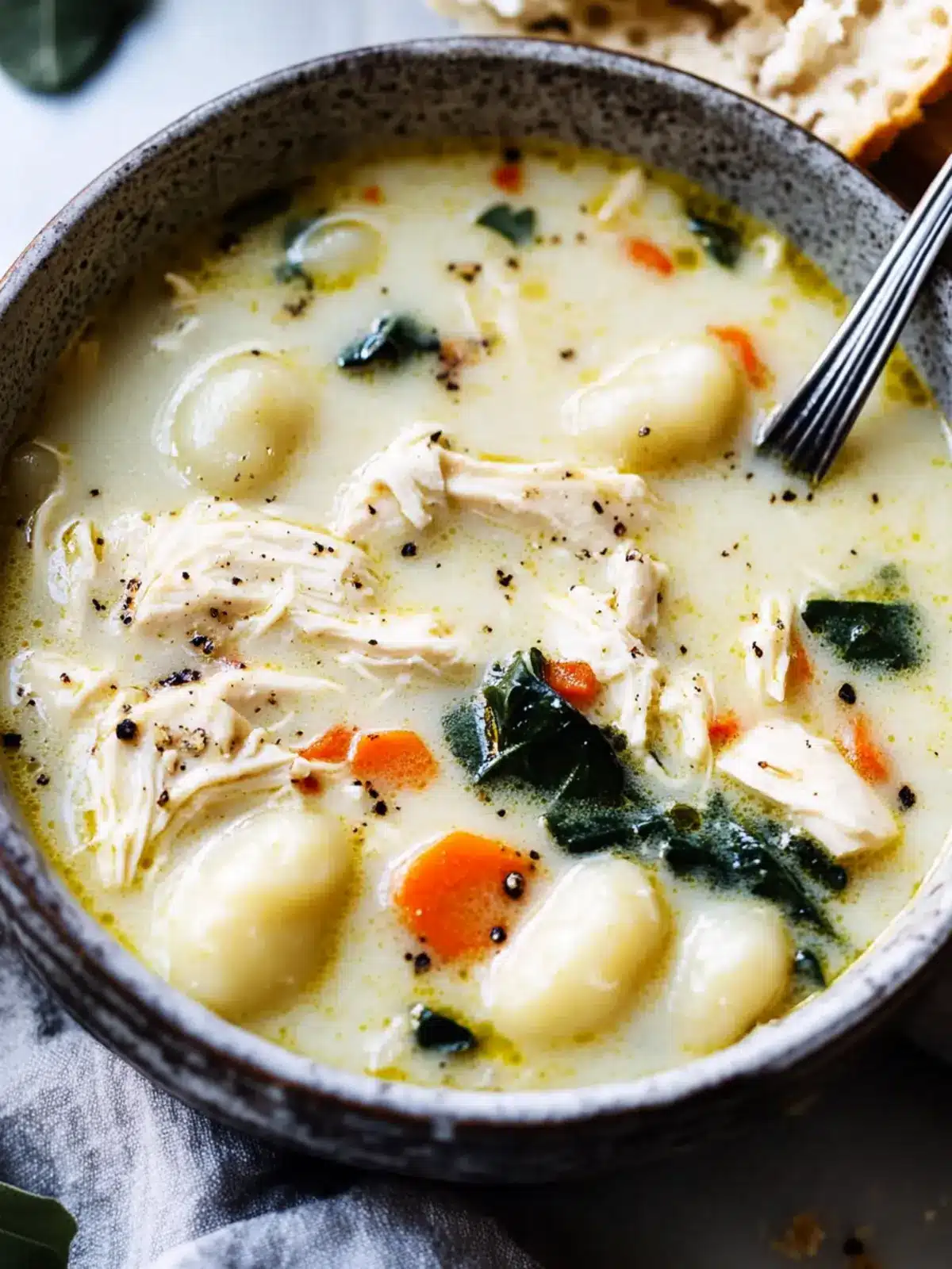 Delicious Copycat Olive Garden Chicken Gnocchi Soup at Home 4 Copycat Olive Garden Chicken Gnocchi Soup