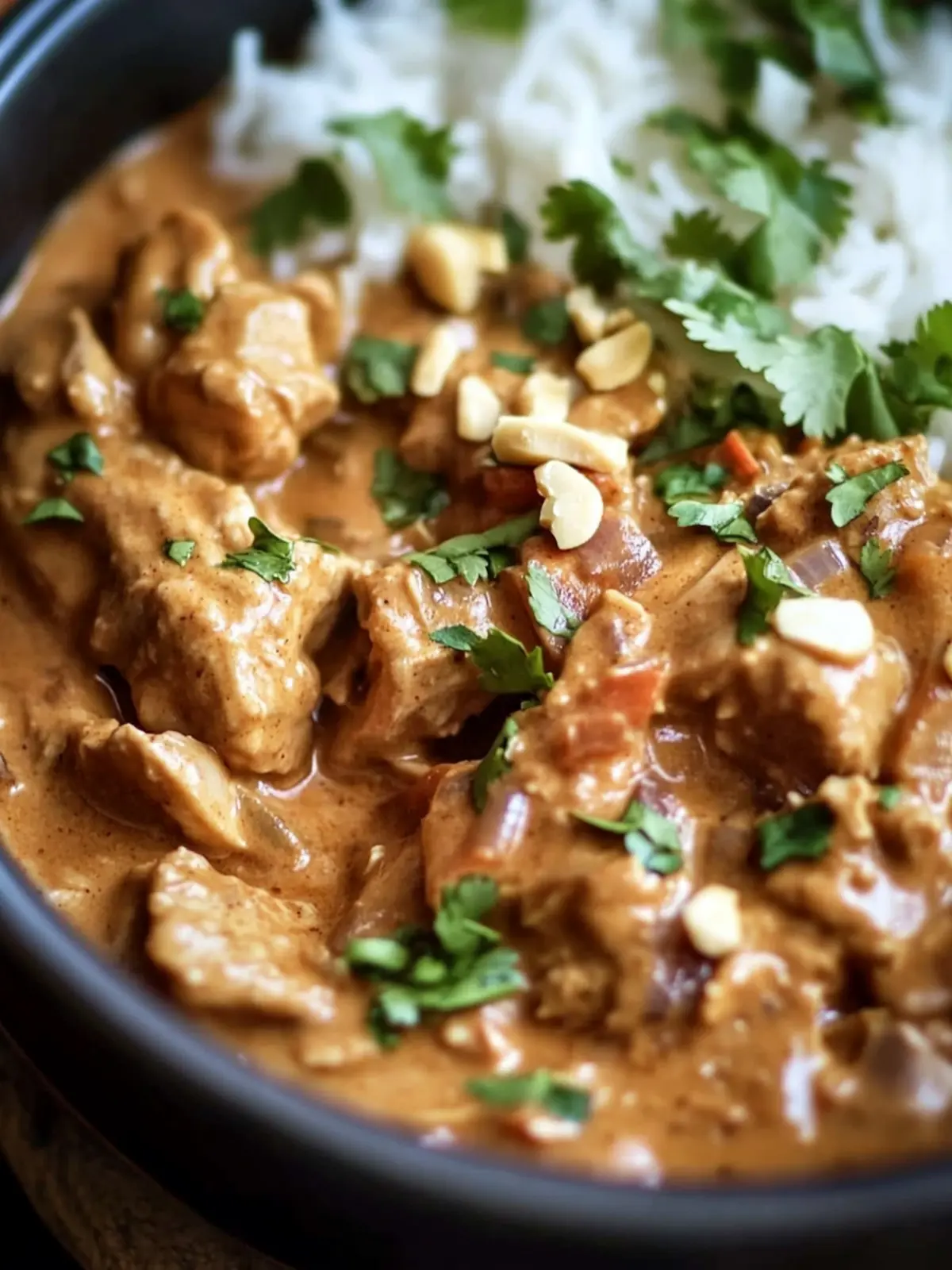 Irresistible Slow Cooker Thai Peanut Chicken for Easy Dinners 5 Slow Cooker Thai Peanut Chicken