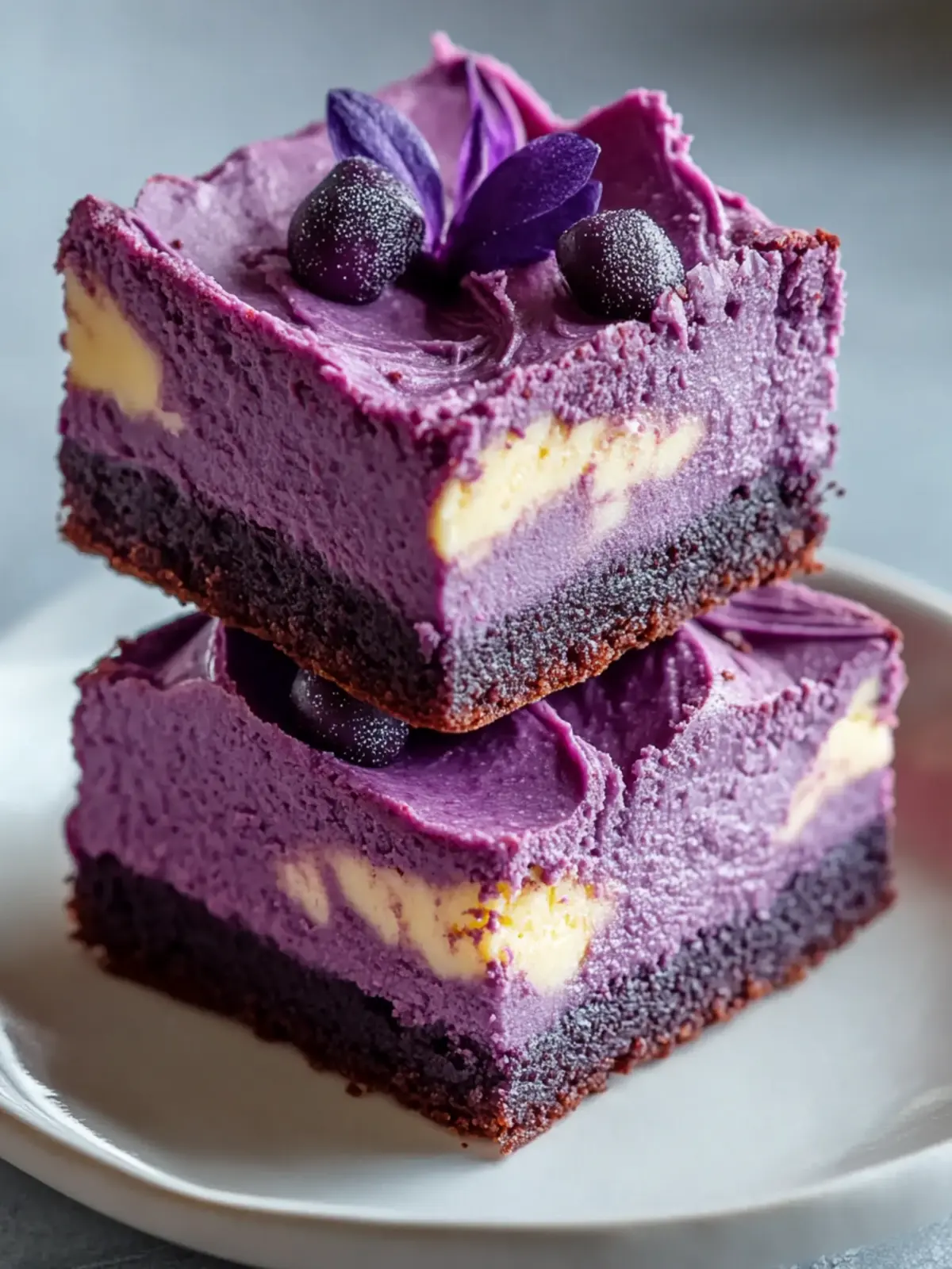 Ube Cream Cheese Brownie Recipe: A Colorful Delight to Savor 4 Ube Cream Cheese Brownie Recipe