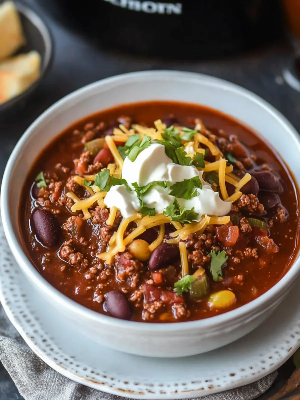 Savor Easy Slow Cooker Guinness Chili for Cozy Evenings 3 Easy Slow Cooker Guinness Chili