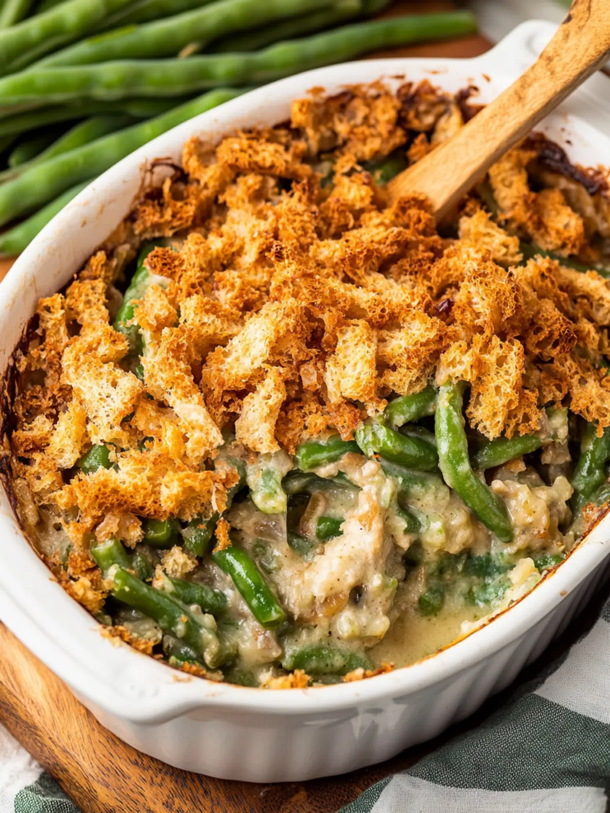 Delicious Green Bean Casserole for a Cozy Family Feast 5 Green Bean Casserole
