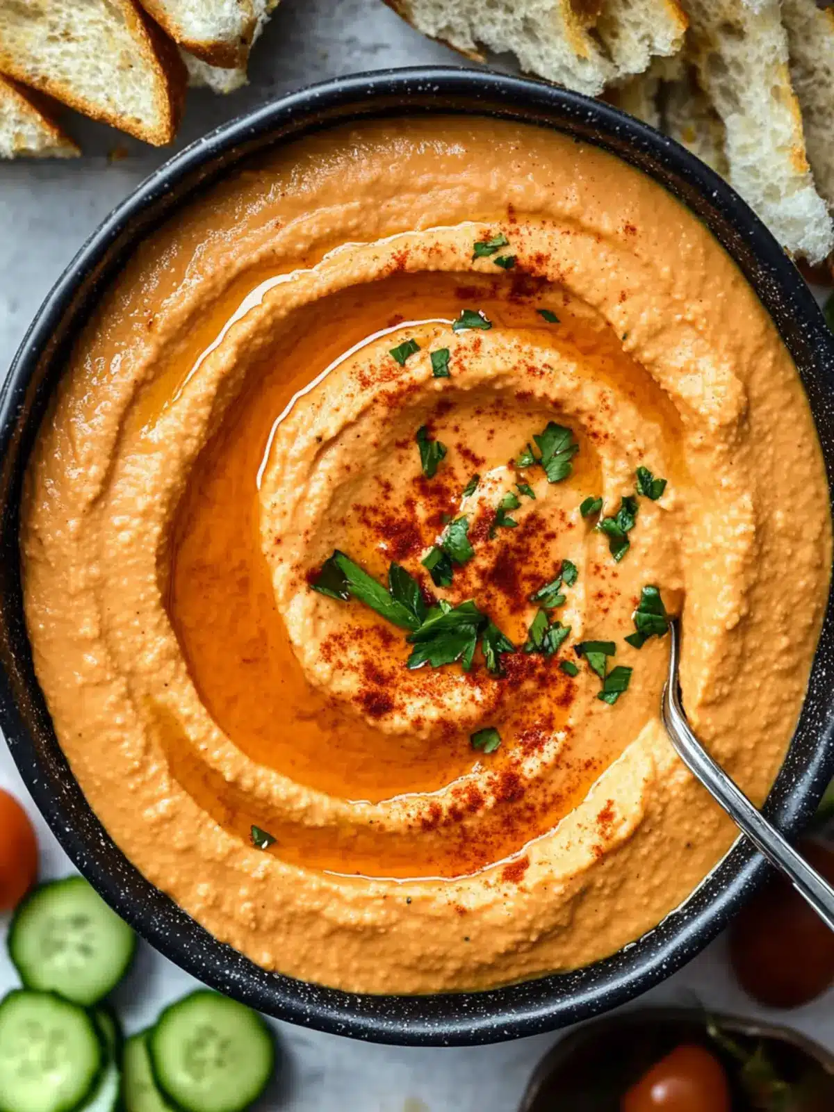 Spicy Harissa Pepper Hummus That Will Spice Up Snack Time 5 Spicy Harissa Pepper Hummus