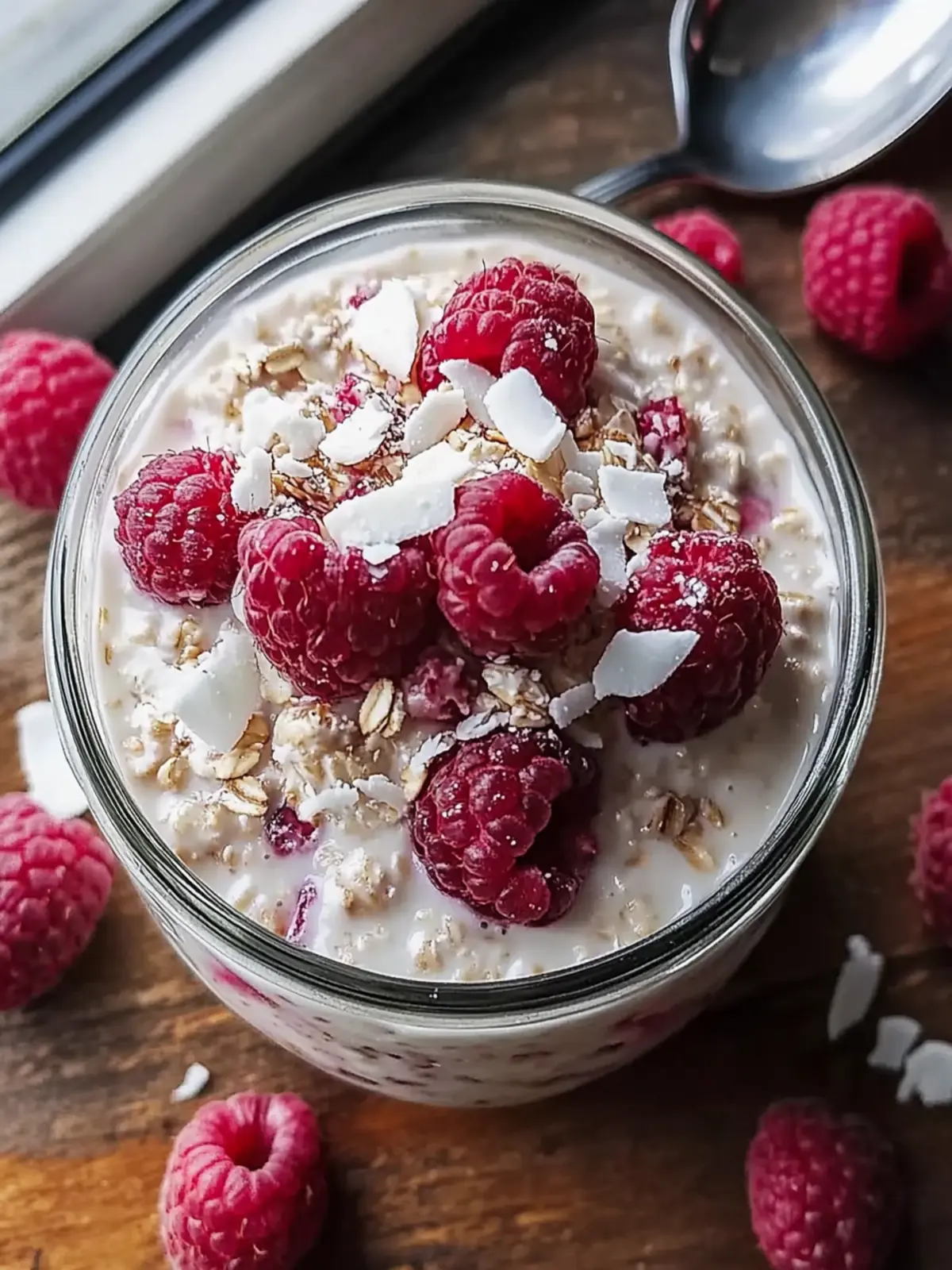 Delicious Raspberry Coconut Overnight Oats for Energizing Mornings 4 Raspberry Coconut Overnight Oats