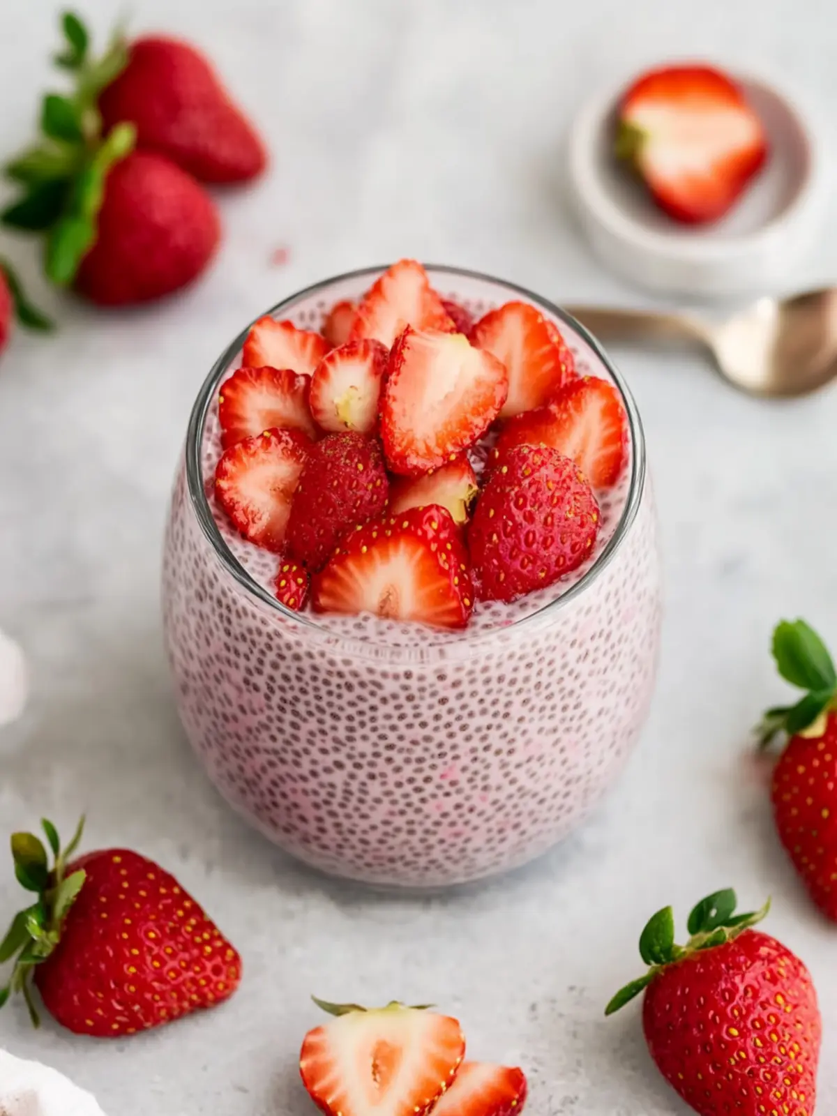 Delicious Strawberry Chia Pudding to Brighten Your Day 2 Strawberry Chia Pudding