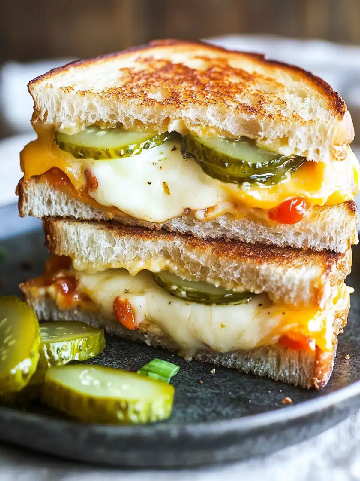 Delicious Pickle Grilled Cheese Sandwich for Ultimate Comfort 5 Pickle Grilled Cheese Sandwich