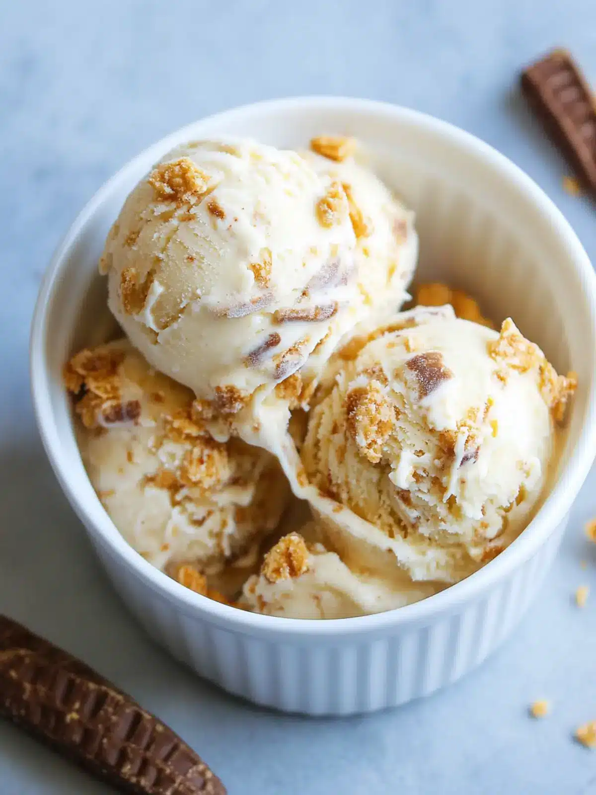Deliciously Easy Butterfinger Ice Cream for Your Sweet Cravings 2 Easy Butterfinger Ice Cream
