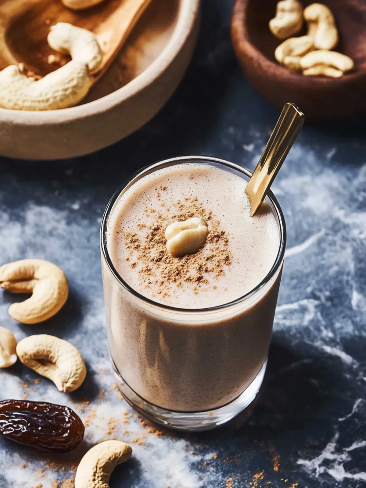 Gut-Healthy Cashew Date Shake for Creamy Bliss 2 Gut-Healthy Cashew Date Shake