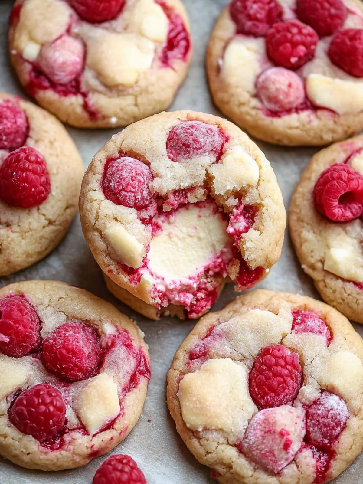 Raspberry White Chocolate Cheesecake Cookies You’ll Crave 2 Raspberry White Chocolate Cheesecake Cookies