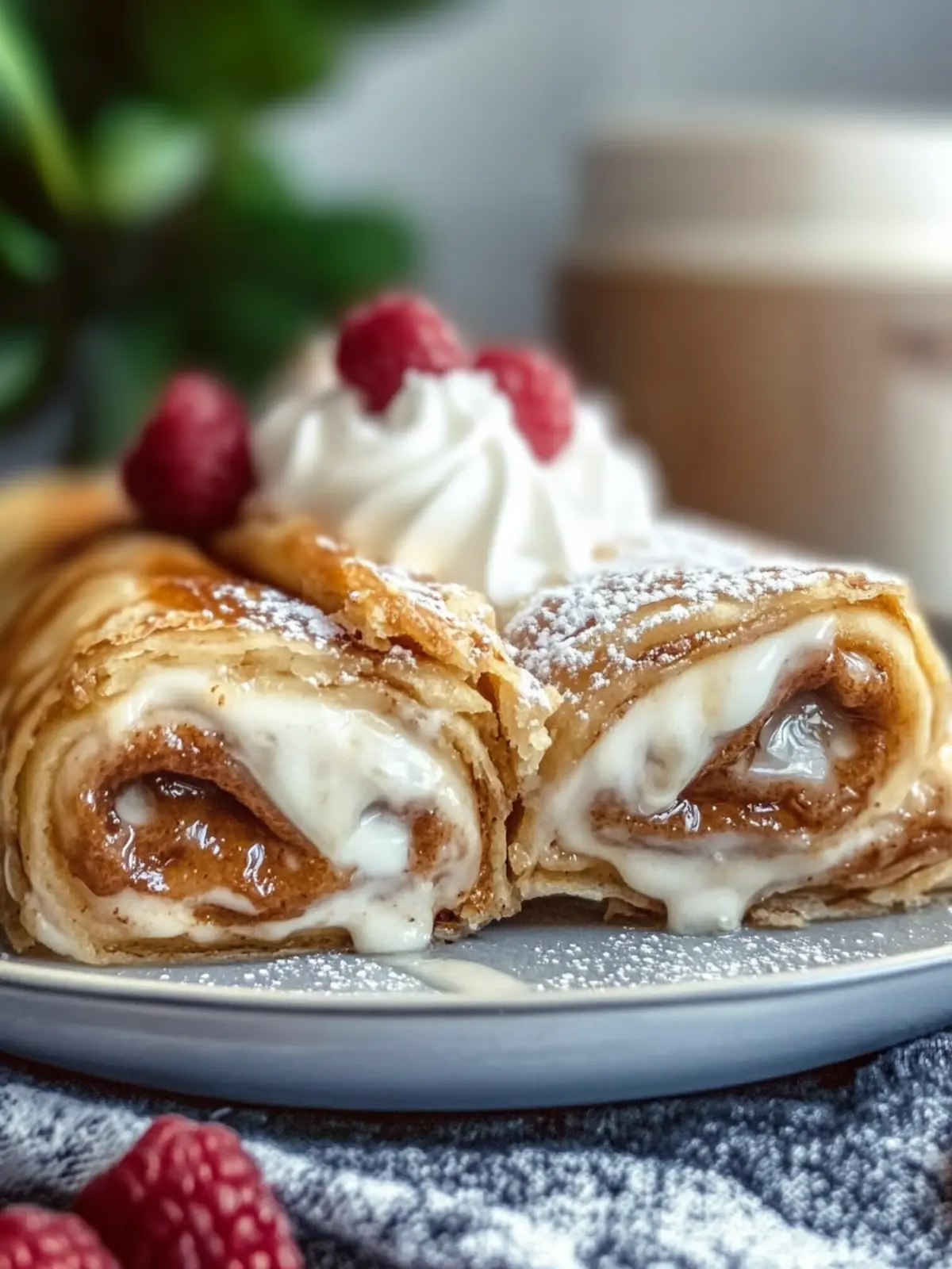 Cinnamon Roll Cheesecake Chimichangas: The Ultimate Treat 4 Cinnamon Roll Cheesecake Chimichangas