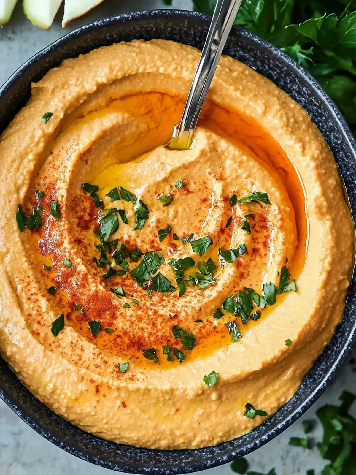 Spicy Harissa Pepper Hummus That Will Spice Up Snack Time 2 Spicy Harissa Pepper Hummus