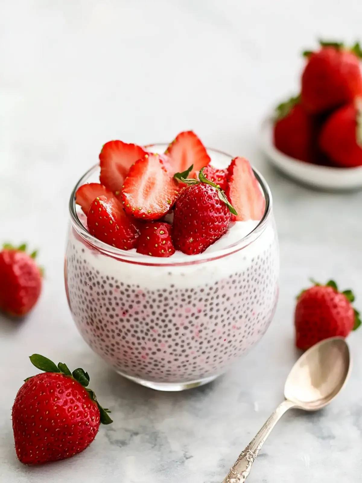 Delicious Strawberry Chia Pudding to Brighten Your Day 5 Strawberry Chia Pudding