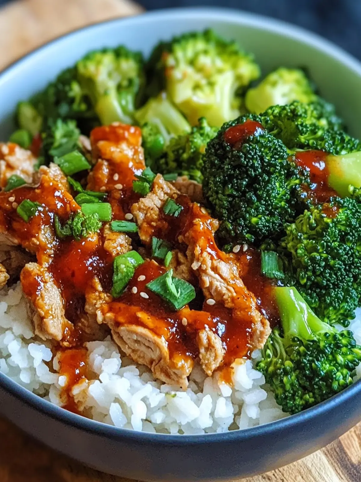 Sweet Spicy Turkey Broccoli Bowls Ready in 30 Minutes! 4 Sweet Spicy Turkey Broccoli Bowls