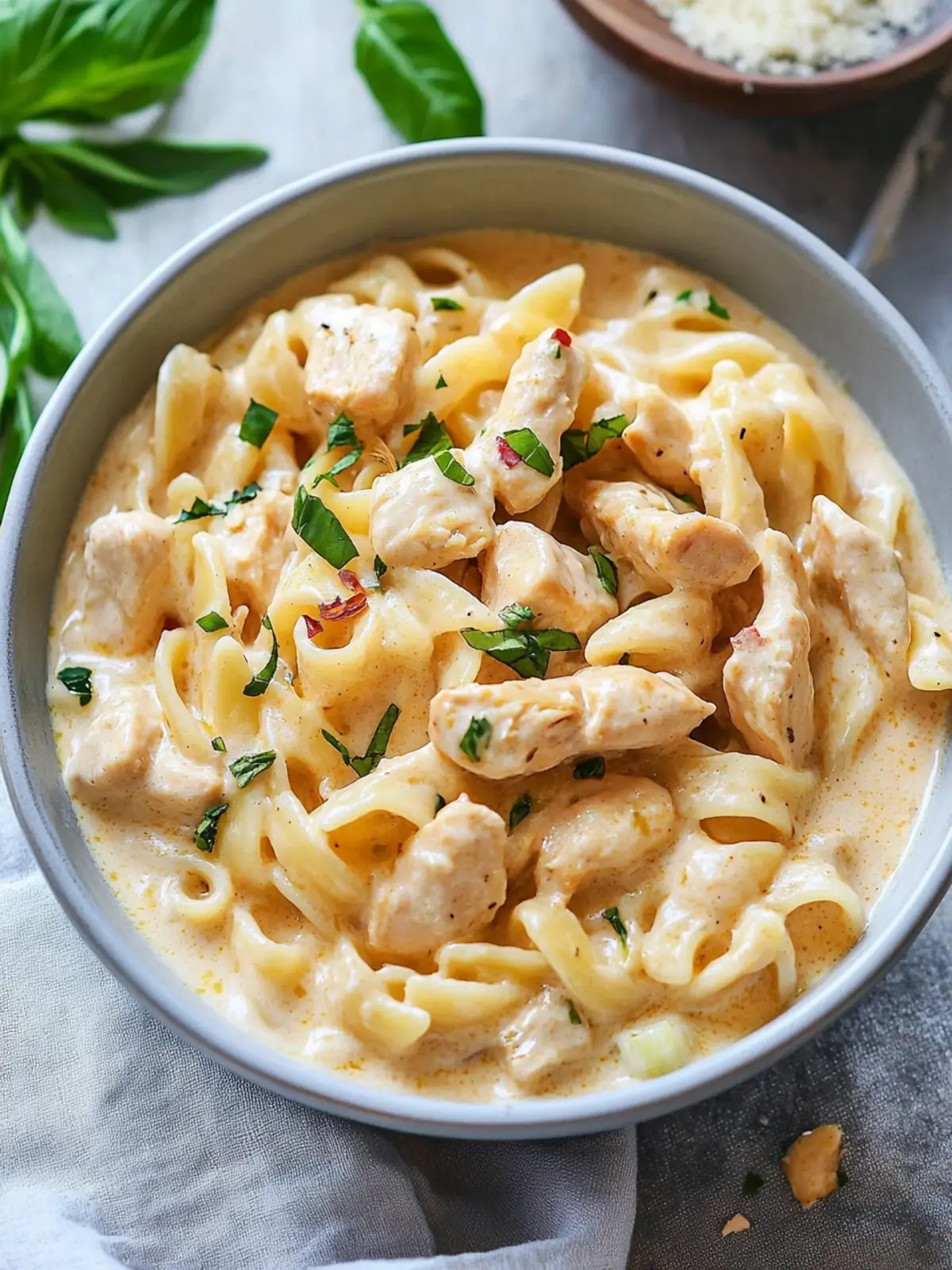 Instant Pot Creamy Garlic Chicken Pasta That's Pure Comfort 4 Instant Pot Creamy Garlic Chicken Pasta