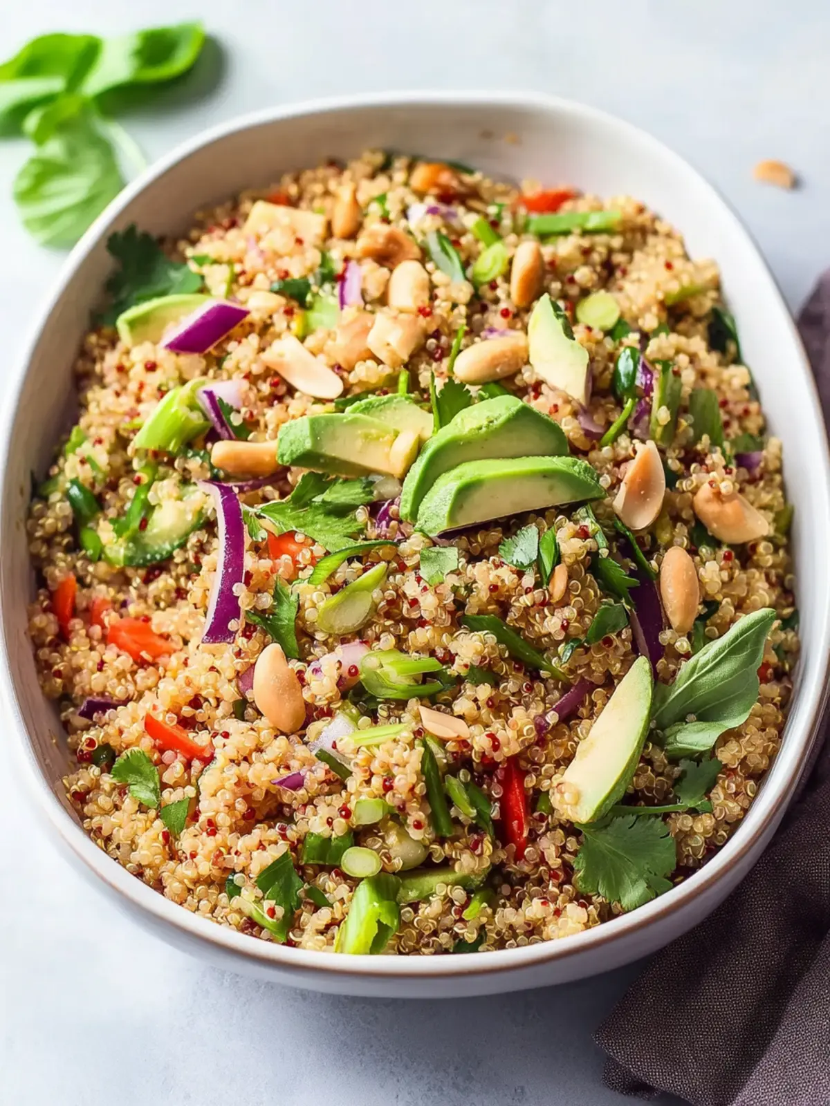 Easy 20-Minute Thai Quinoa Salad That's Unbelievably Delicious 4 Easy 20-Minutes Thai Quinoa Salad
