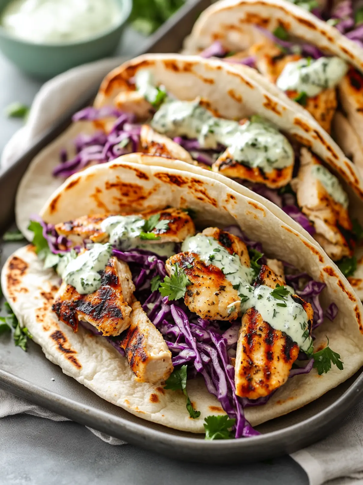Sheet Pan Chicken Pitas with Herby Ranch Slaw for Easy Dinners 3 Sheet Pan Chicken Pitas with Herby Ranch Slaw