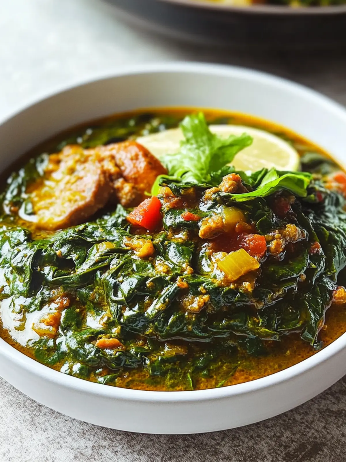 Ghanaian Spinach Stew: A Spicy, Nutritious Delight! 3 Ghanaian Spinach Stew