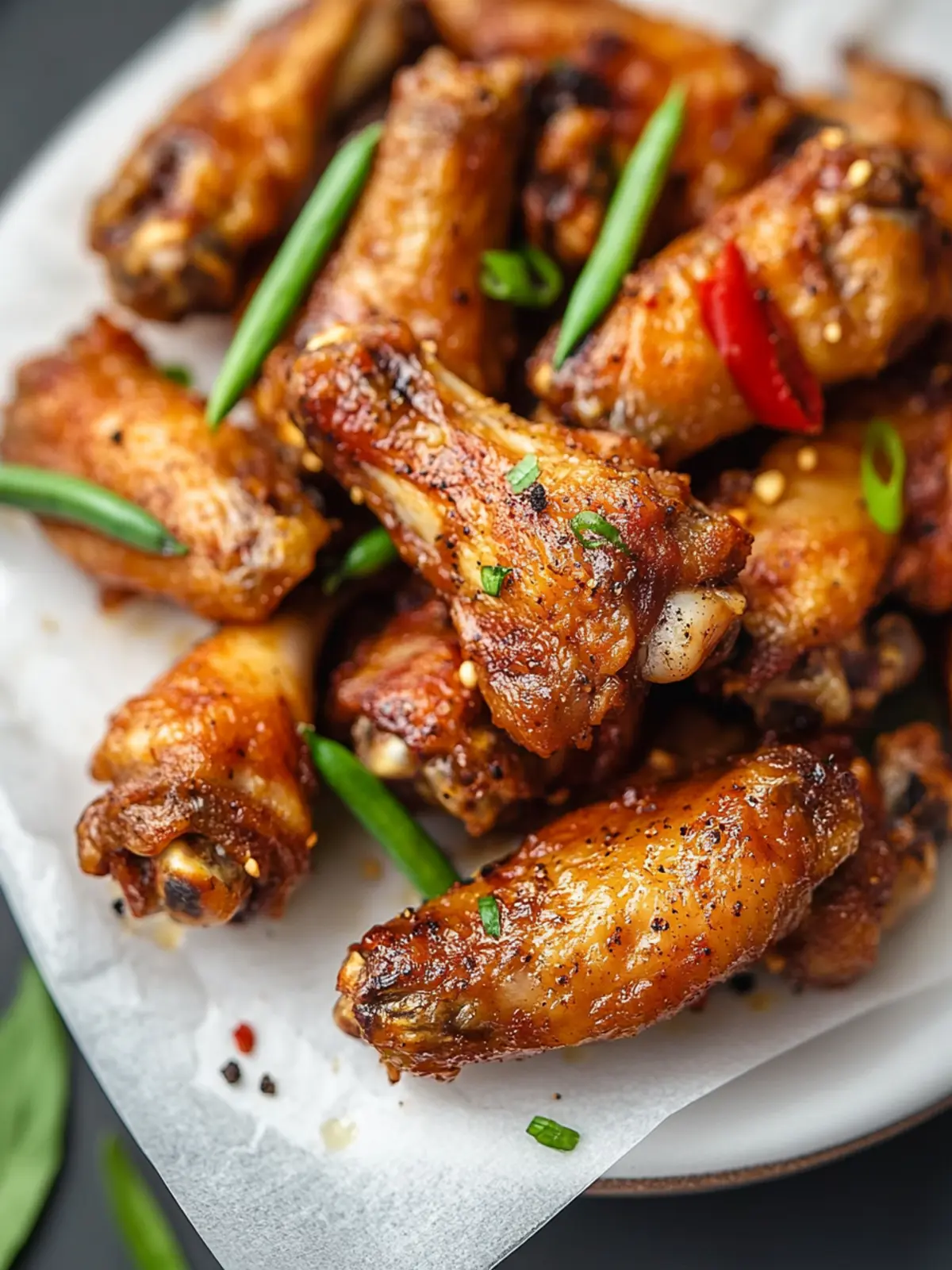 Irresistibly Crispy Salt and Pepper Chicken Wings Recipe 2 Salt and Pepper Chicken Wings