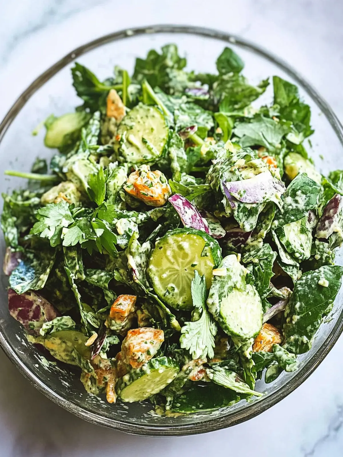 Delicious Copycat Sweetgreen Green Goddess Salad Recipe 4 Copycat Sweetgreen Green Goddess Salad