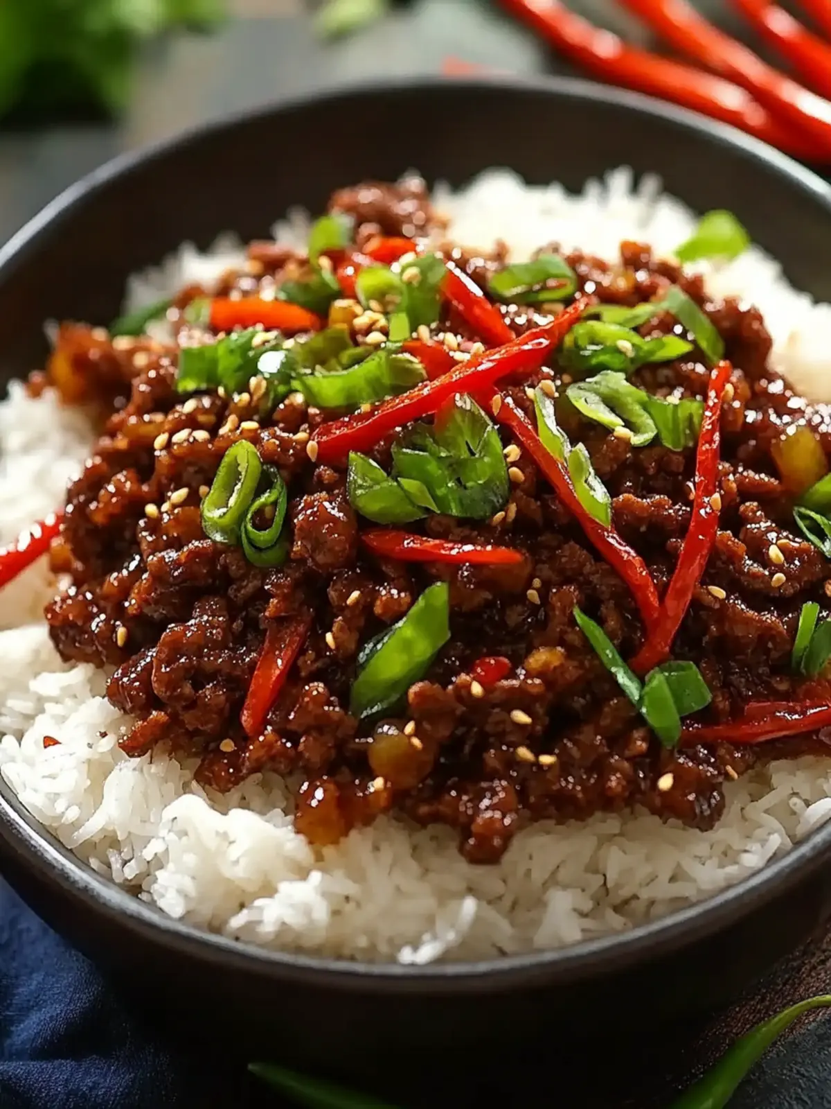 15-Minute Crispy Chilli Beef Rice: Fresh Takeout at Home 2 15-Minute Crispy Chilli Beef Rice