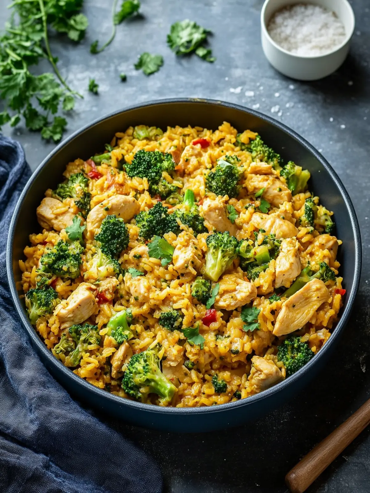 One Pot Curried Chicken Broccoli Rice Casserole Bliss 5 One Pot Curried Chicken Broccoli Rice Casserole