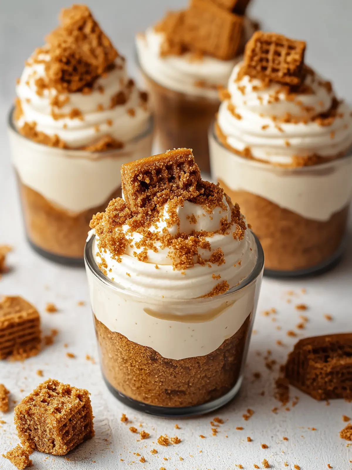 Decadent No-Bake Biscoff Cheesecake Cups You’ll Adore 3 No-Bake Biscoff Cheesecake Cups