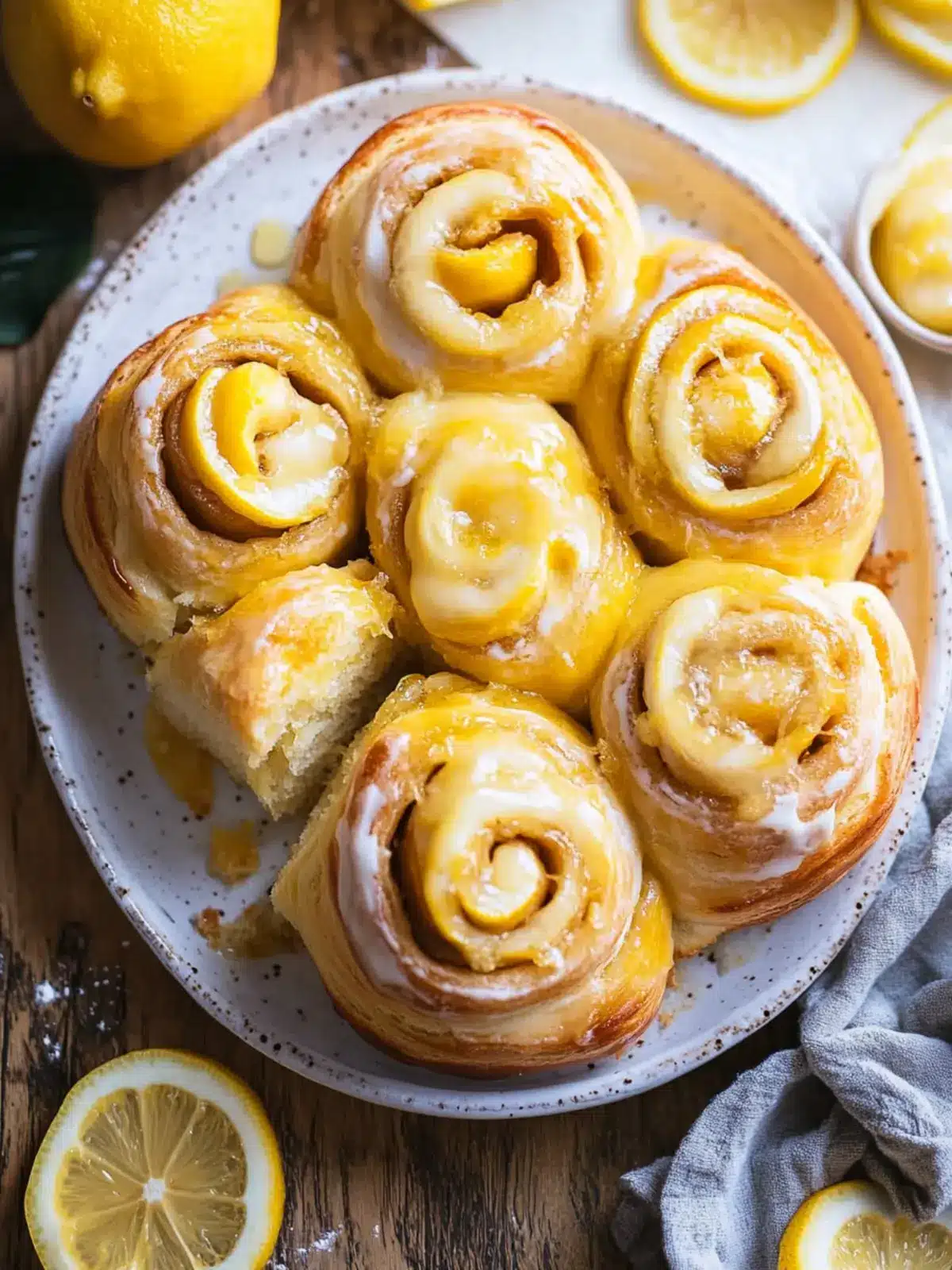 Lemon Sweet Rolls That Will Brighten Your Day 4 Lemon Sweet Rolls