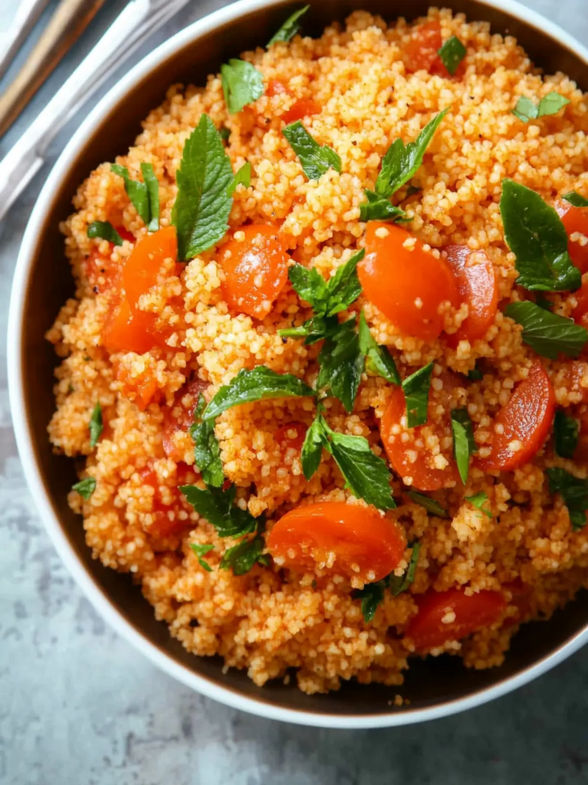Savory Quick Moroccan Tomato Couscous Ready in 30 Minutes 2 Quick Moroccan Tomato Couscous