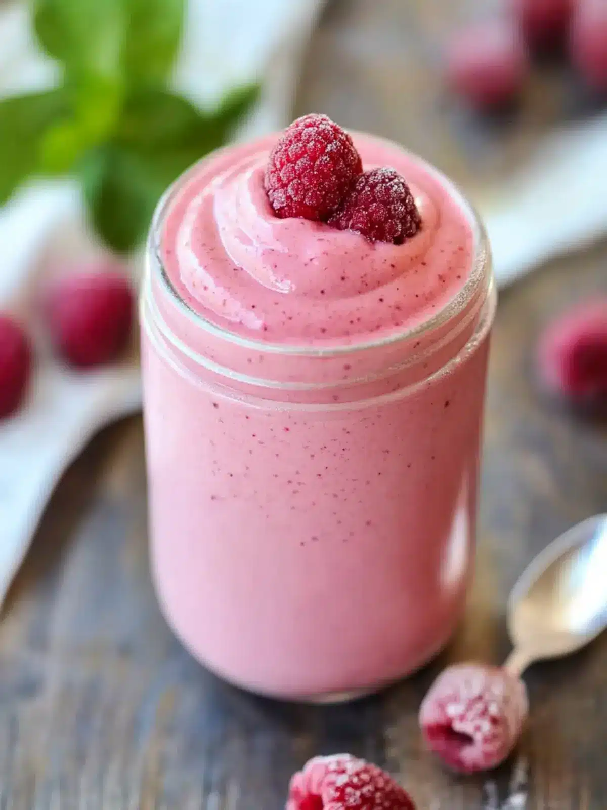 Creamy High Protein Raspberry Cheesecake Smoothie Bliss 3 High Protein Raspberry Cheesecake Smoothie