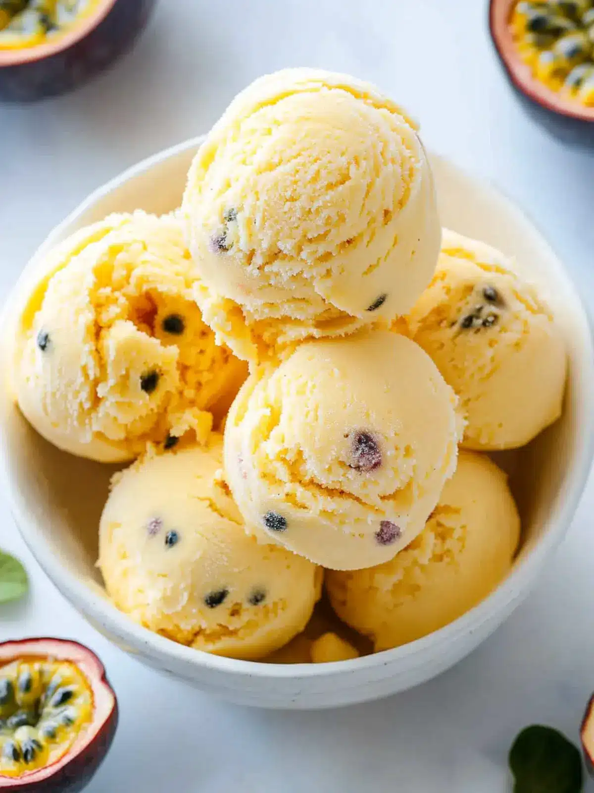 Passion Fruit Ice Cream: A Tropical Treat You Can Make at Home 4 Passion Fruit Ice Cream