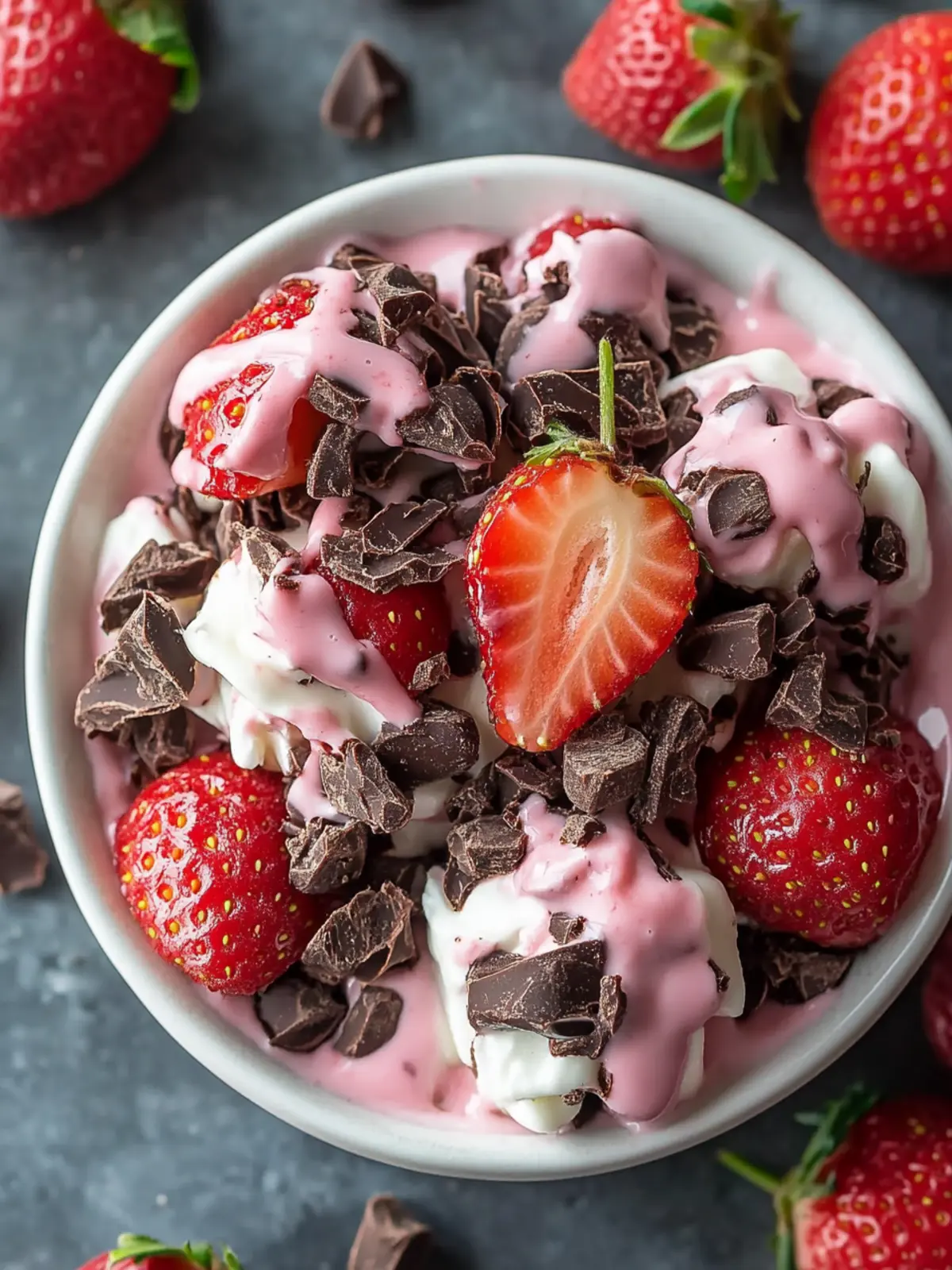 Delicious Chocolate Strawberry Yogurt Clusters for Guilt-Free Snacking 3 Chocolate Strawberry Yogurt Clusters