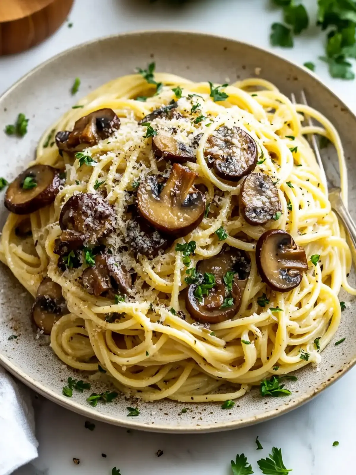 Mouthwatering Mushroom Pasta Aglio Olio Ready in 20 Minutes 4 Mouthwatering Mushroom Pasta Aglio Olio