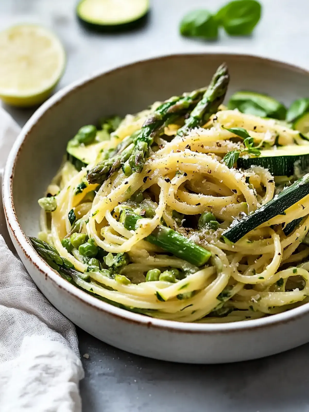 Simple Asparagus and Zucchini Pasta That Dazzles Your Tastebuds 5 Simple Asparagus and Zucchini Pasta