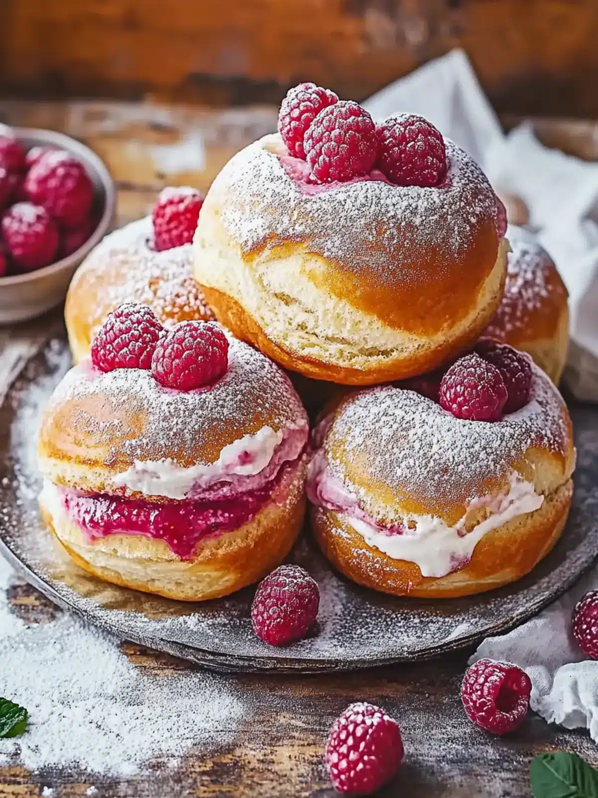 Decadent Raspberry Cream Maritozzi Buns You Must Try Today 2 Raspberry Cream Maritozzi Buns