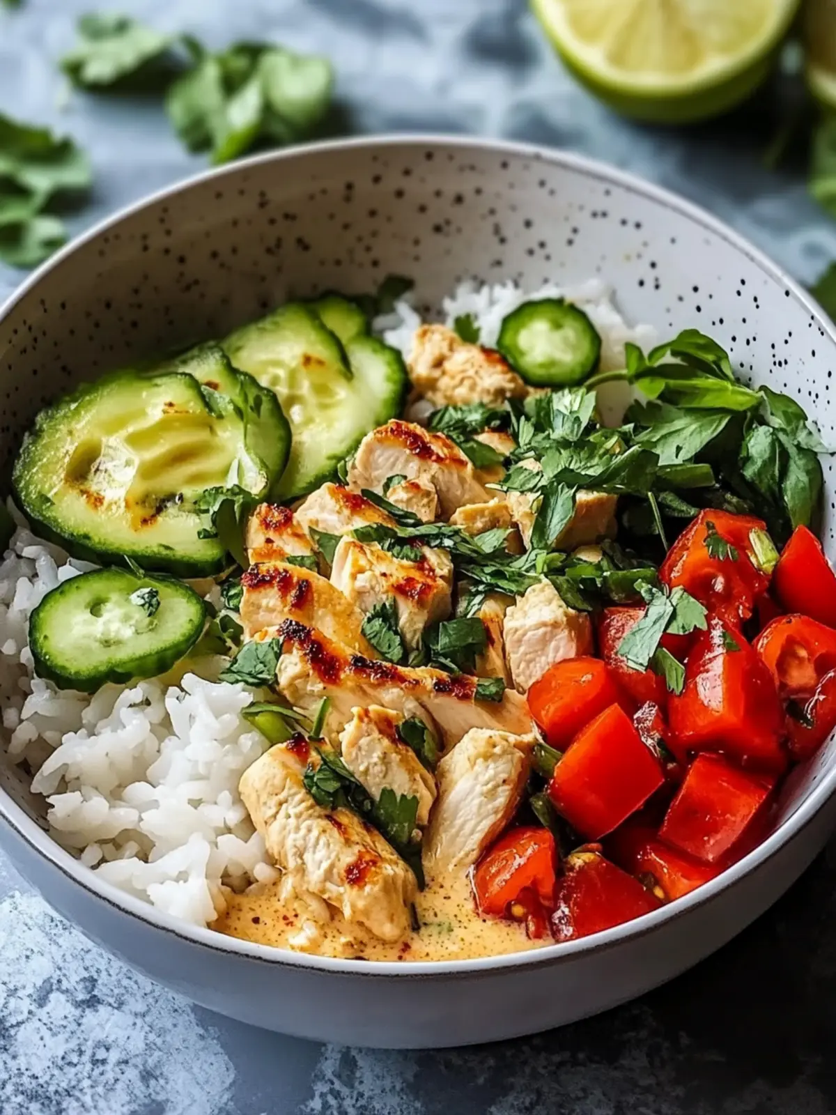 Creamy Coconut Chicken Rice Bowl Recipe for Busy Nights 4 Creamy Coconut Chicken Rice Bowl Recipe