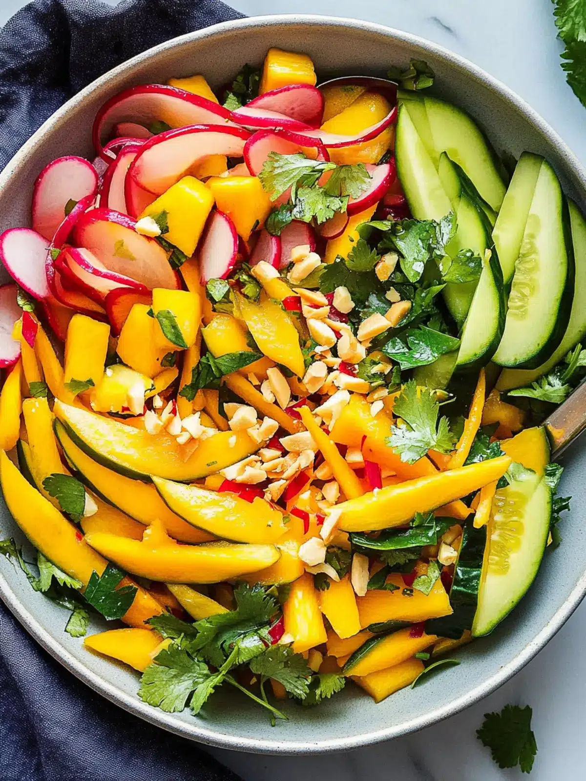 Zesty Thai Mango Salad With Crunchy Veggies for a Tropical Twist 2 Zesty Thai Mango Salad With Crunchy Veggies