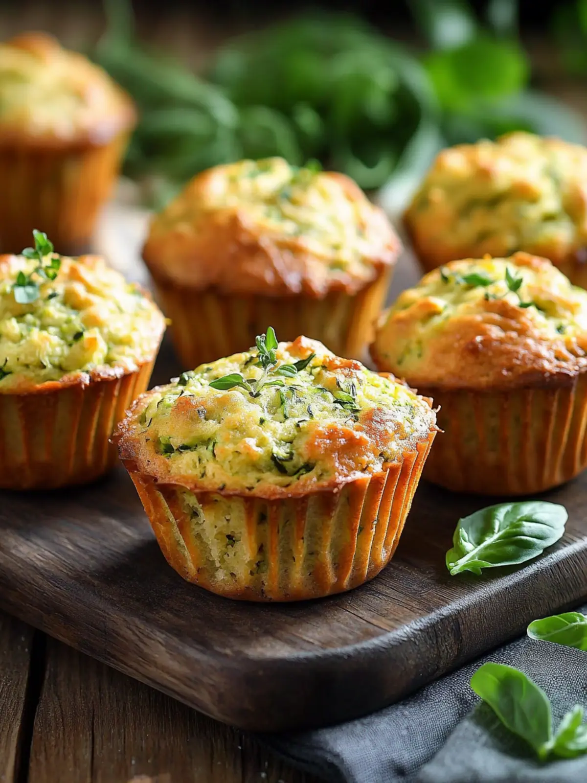 Delicious Herbed Zucchini Muffins for a Flavorful Bake 3 Herbed Zucchini Muffins