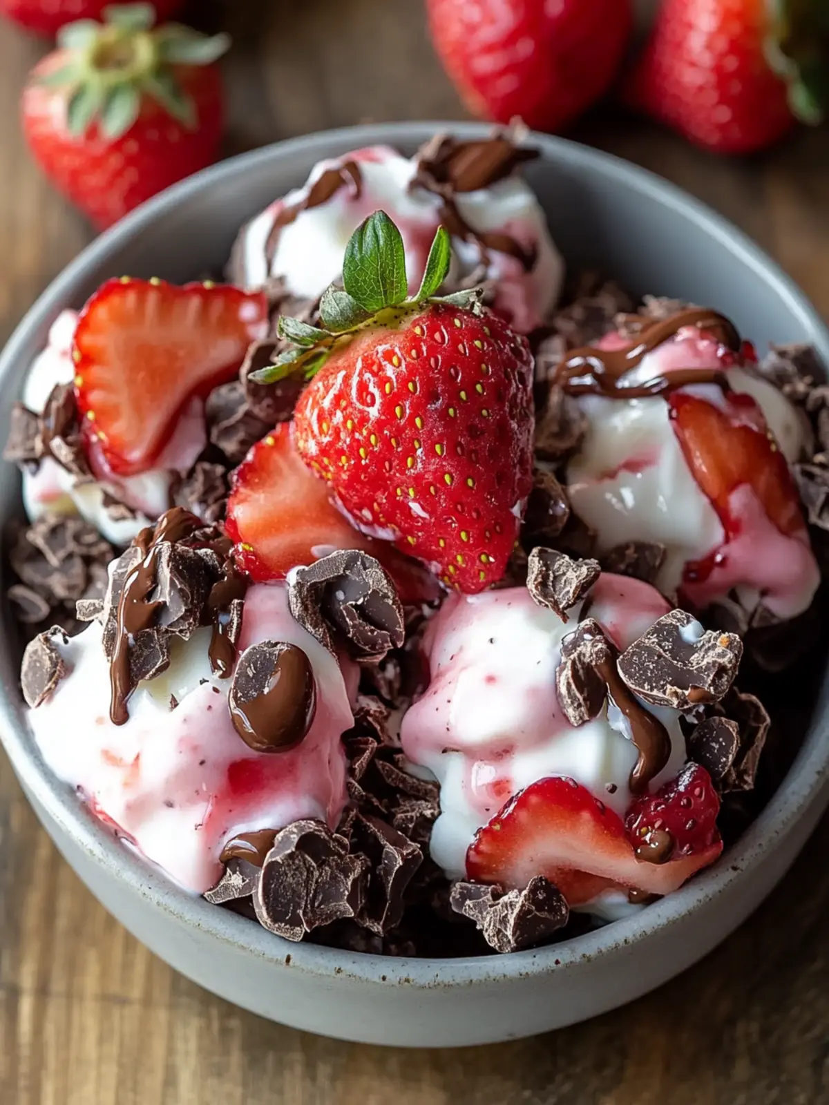 Delicious Chocolate Strawberry Yogurt Clusters for Guilt-Free Snacking 2 Chocolate Strawberry Yogurt Clusters