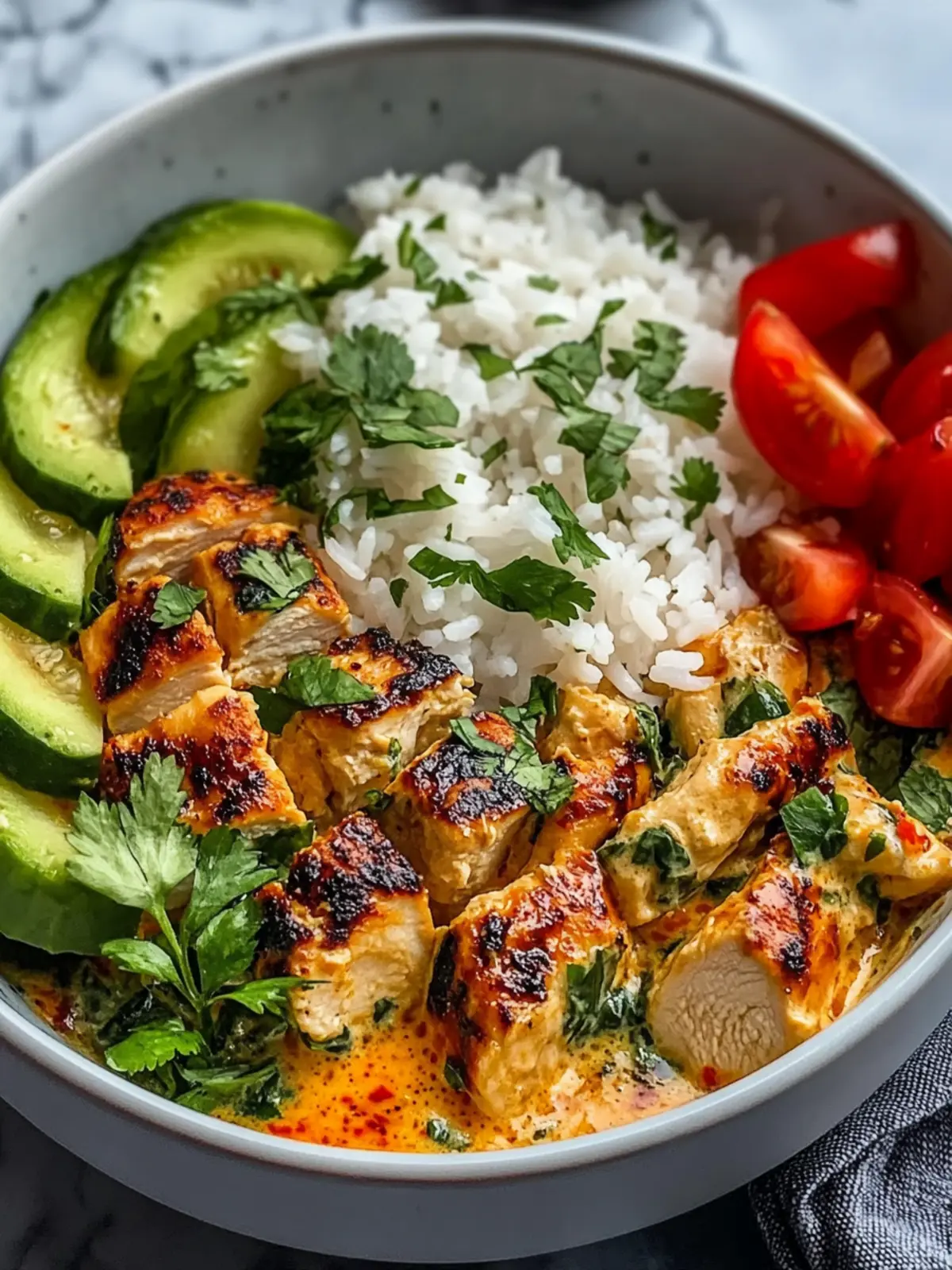 Creamy Coconut Chicken Rice Bowl Recipe for Busy Nights 2 Creamy Coconut Chicken Rice Bowl Recipe