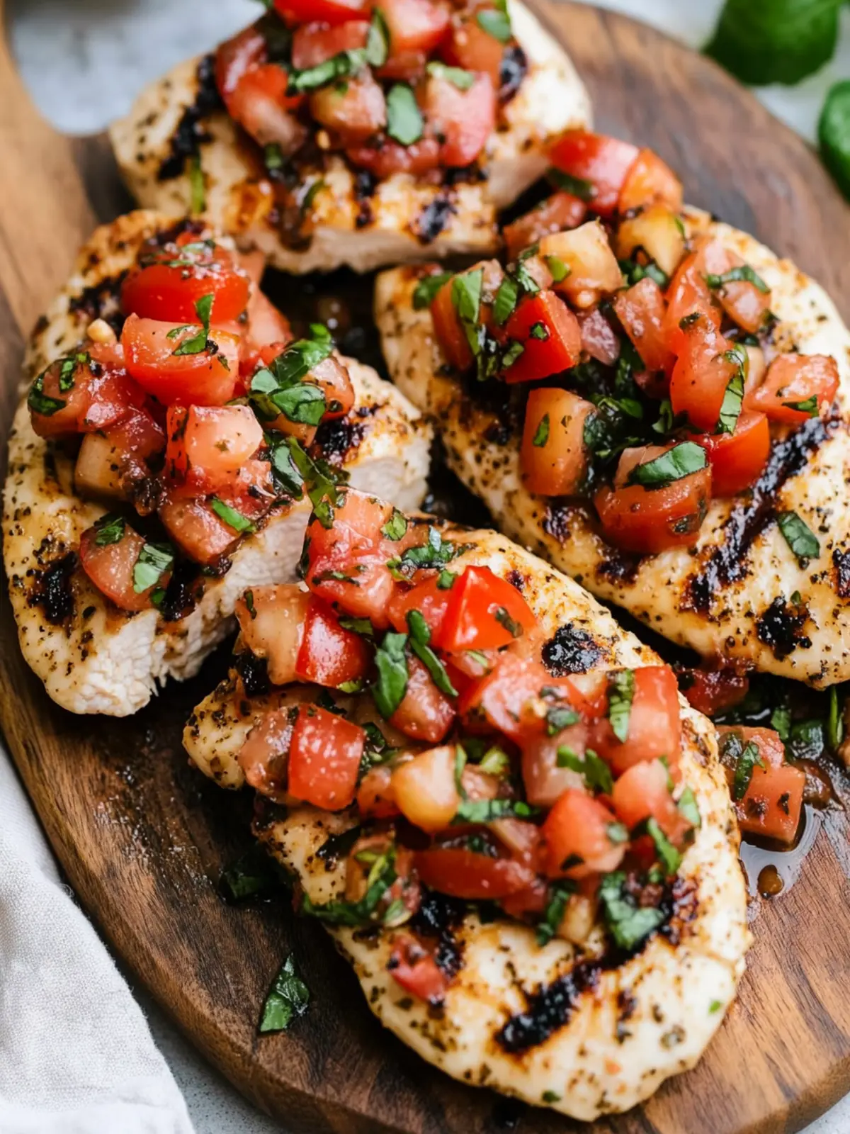Easy Bruschetta Chicken: Your New Healthy Summer Favorite 2 Easy Bruschetta Chicken