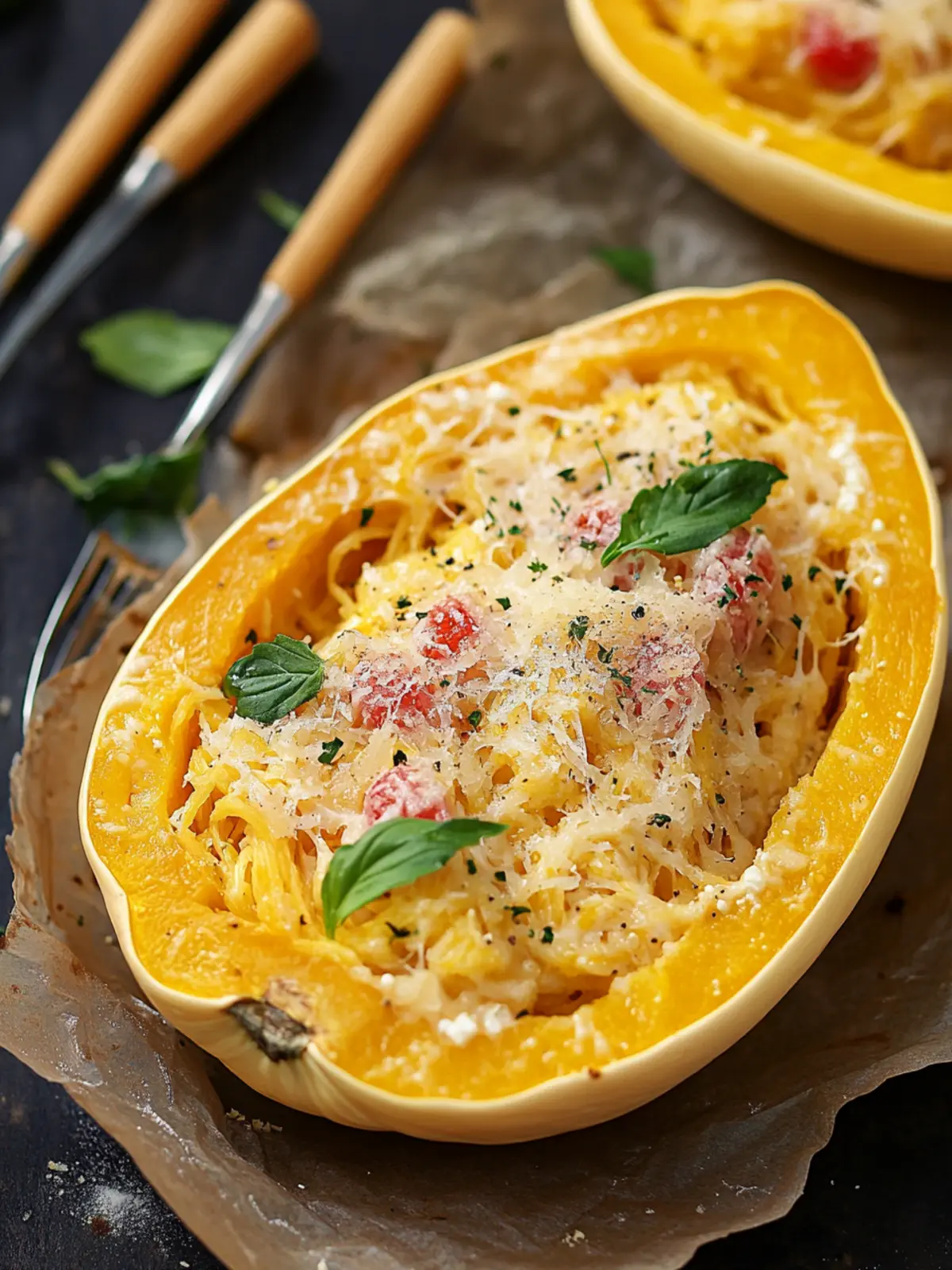Boursin Spaghetti Squash: A Creamy, Flavor-Packed Dinner Delight 2 Boursin Spaghetti Squash