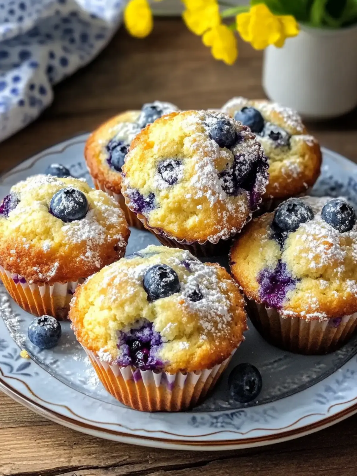 Cottage Cheese Blueberry Muffins for a Protein-Packed Breakfast 5 Cottage Cheese Blueberry Muffins