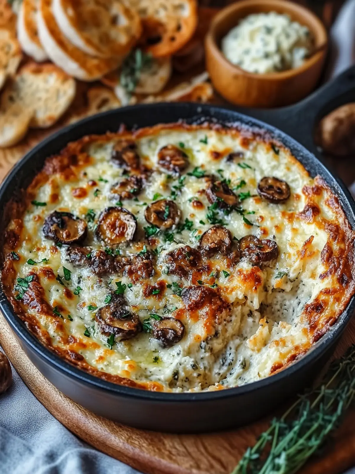 Creamy Stuffed Mushroom Dip: A Cheesy Delight for Everyone 5 Stuffed Mushroom Dip